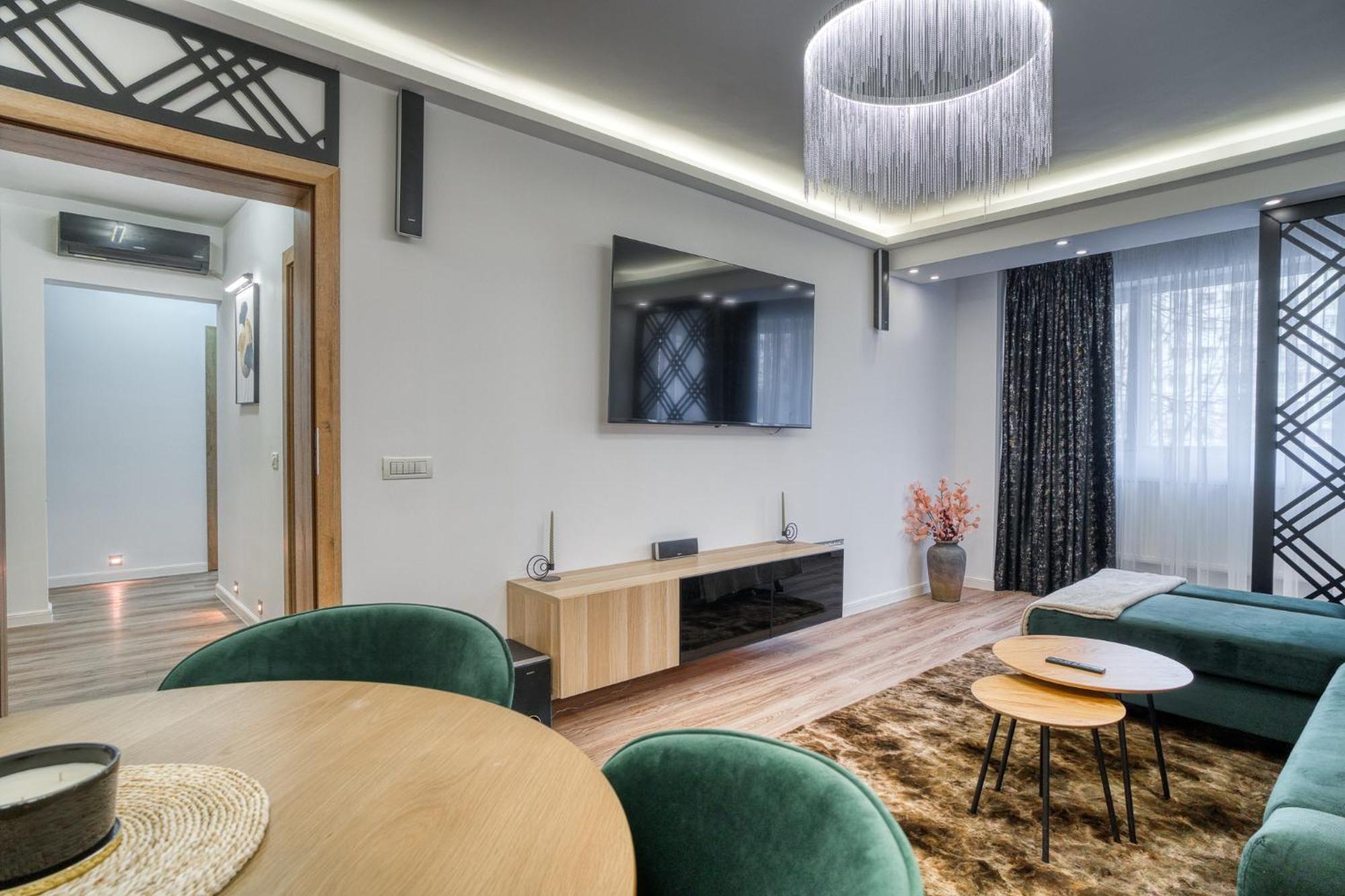 City Chic Retreat: Newly Renovated 1Br Apartment Bucureşti Ngoại thất bức ảnh