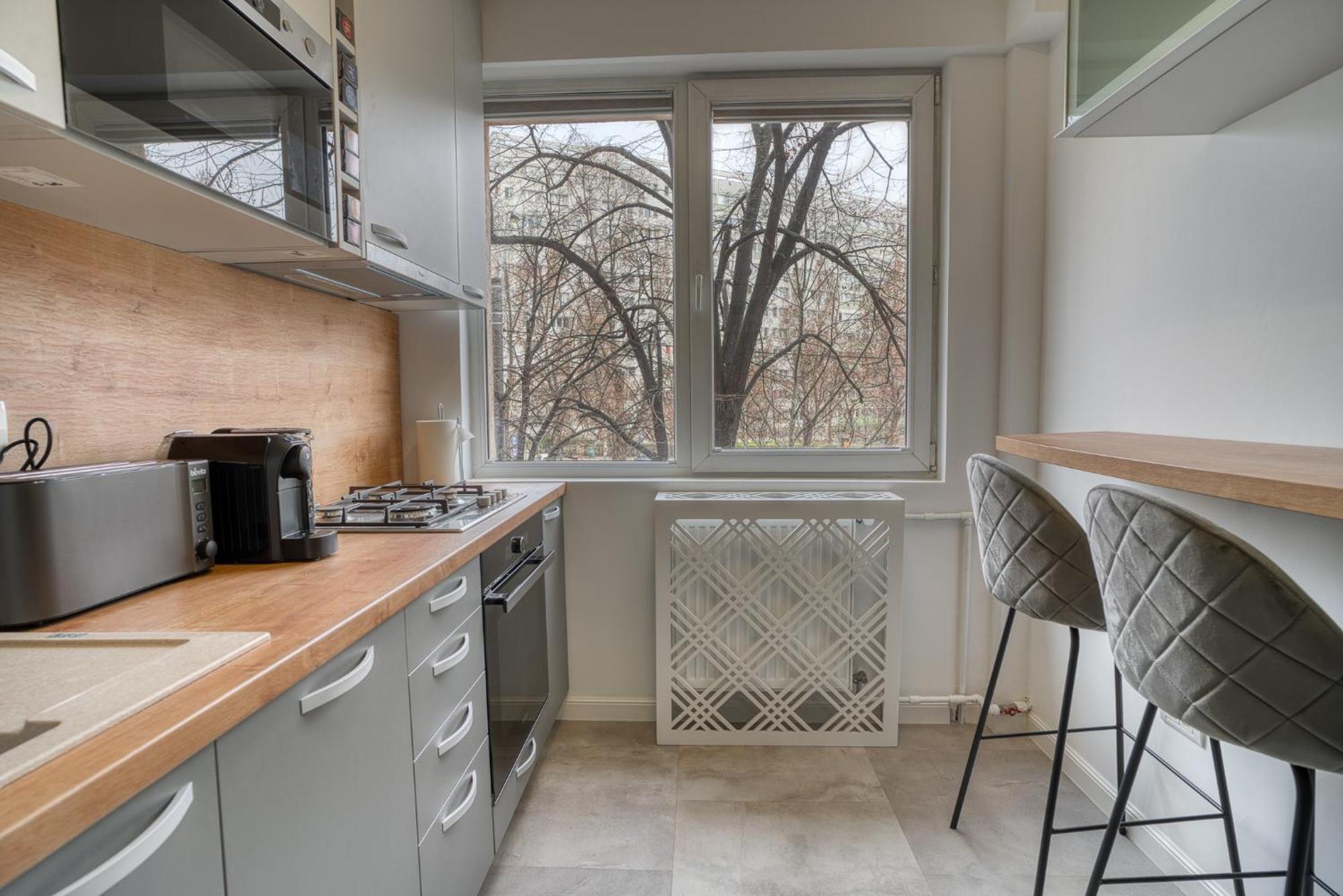 City Chic Retreat: Newly Renovated 1Br Apartment Bucureşti Ngoại thất bức ảnh